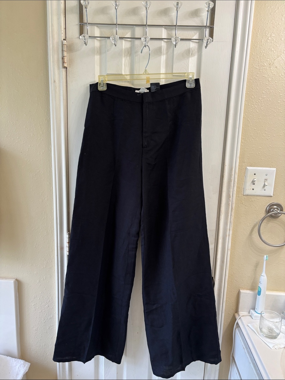 H&M Black Wide Leg Pants. NWOT